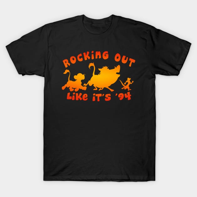 Rocking Out Like it's '94 (color) T-Shirt by Ellador